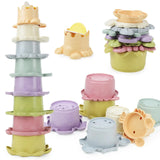 Maxbell Bath Toys Montessori Stacking Cups for Boy and Girls Preschool Birthday Gift