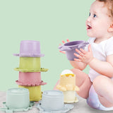 Maxbell Bath Toys Montessori Stacking Cups for Boy and Girls Preschool Birthday Gift