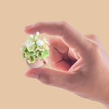 Maxbell 4xMiniature Potted Plant 1/12 Bedroom Artificial Flower Model Scenery Supplies
