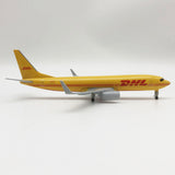 Maxbell Cargo Aircraft 1/400 Simulation Diecast B737 800 Fighter Plane for Shelf Bar
