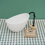 Maxbell 1:12 Scale Dollhouse Bathroom Set Tub Toilet Model Pretend Toys for Children