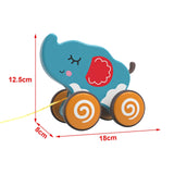 Maxbell Pull Along Toy Walking Toy with String for Interaction Preschool Holidays