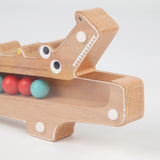 Maxbell Crocodile Clip Bead Toy Wooden Beads Game for Girls Boys 3 4 5 Year Old Kids