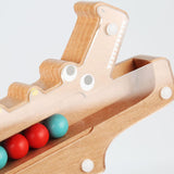 Maxbell Crocodile Clip Bead Toy Wooden Beads Game for Girls Boys 3 4 5 Year Old Kids