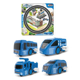 Maxbell Puzzle Tracks Jigsaw Car Random Puzzles Toys for Kids Children Ages 3+ Years blue