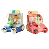 Maxbell Shooting Toys for Kids Early Education Toy with 20 Marbles Dinosaur Launcher blue