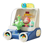 Maxbell Shooting Toys for Kids Early Education Toy with 20 Marbles Dinosaur Launcher blue