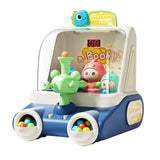 Maxbell Shooting Toys for Kids Early Education Toy with 20 Marbles Dinosaur Launcher blue