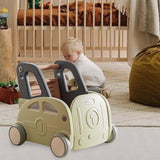 Maxbell Baby Interactive Push Walkers Anti O Legs Baby Learn to Walk Push Walking Toy Green