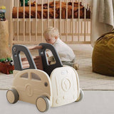 Maxbell Baby Interactive Push Walkers Anti O Legs Baby Learn to Walk Push Walking Toy Yellow