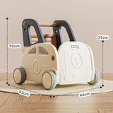 Maxbell Baby Interactive Push Walkers Anti O Legs Baby Learn to Walk Push Walking Toy Yellow