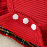 Maxbell Baby Girl Dress with Bow Headband Party Dresses Cute Puff Sleeve Plaid Dress