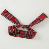 Maxbell Baby Girl Dress with Bow Headband Party Dresses Cute Puff Sleeve Plaid Dress