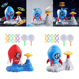 Maxbell Flying Disc Launcher Toy Outdoor Toy for Indoor Outdoor Garden Birthday Gift Red