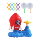 Maxbell Flying Disc Launcher Toy Outdoor Toy for Indoor Outdoor Garden Birthday Gift Red