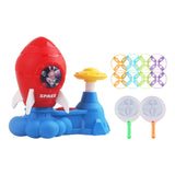 Maxbell Flying Disc Launcher Toy Outdoor Toy for Indoor Outdoor Garden Birthday Gift Red