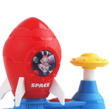 Maxbell Flying Disc Launcher Toy Outdoor Toy for Indoor Outdoor Garden Birthday Gift Red