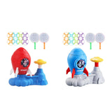 Maxbell Flying Disc Launcher Toy Outdoor Toy for Indoor Outdoor Garden Birthday Gift Red