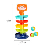 Maxbell Drop and Ball Ramp Toy Ball Run Ramp for Toys Gifts Children Girls and Boys