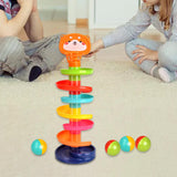 Maxbell Drop and Ball Ramp Toy Ball Run Ramp for Toys Gifts Children Girls and Boys