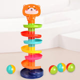 Maxbell Drop and Ball Ramp Toy Ball Run Ramp for Toys Gifts Children Girls and Boys