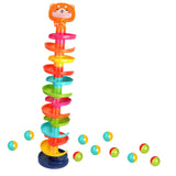 Maxbell Drop and Ball Ramp Toy Ball Run Ramp for Toys Gifts Children Girls and Boys