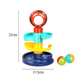 Maxbell Roll Swirling Ball Lion Drop and Ball Ramp Toy for Toys Gifts Kids Preschool