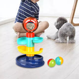 Maxbell Roll Swirling Ball Lion Drop and Ball Ramp Toy for Toys Gifts Kids Preschool
