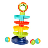 Maxbell Roll Swirling Ball Lion Drop and Ball Ramp Toy for Toys Gifts Kids Preschool