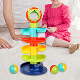 Maxbell Roll Swirling Ball Lion Drop and Ball Ramp Toy for Toys Gifts Kids Preschool