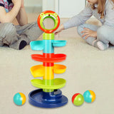Maxbell Roll Swirling Ball Lion Drop and Ball Ramp Toy for Toys Gifts Kids Preschool