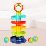 Maxbell Roll Swirling Ball Lion Drop and Ball Ramp Toy for Toys Gifts Kids Preschool