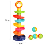 Maxbell Roll Swirling Ball Lion Drop and Ball Ramp Toy for Toys Gifts Kids Preschool