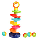 Maxbell Roll Swirling Ball Lion Drop and Ball Ramp Toy for Toys Gifts Kids Preschool