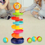 Maxbell Roll Swirling Ball Lion Drop and Ball Ramp Toy for Toys Gifts Kids Preschool