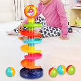 Maxbell Roll Swirling Ball Lion Drop and Ball Ramp Toy for Toys Gifts Kids Preschool