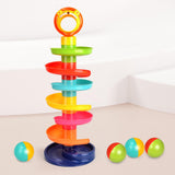 Maxbell Roll Swirling Ball Lion Drop and Ball Ramp Toy for Toys Gifts Kids Preschool