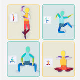 Maxbell Action Man Creative Versatile Wooden Figure for Kids Birthday Gift Preschool