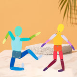 Maxbell Action Man Creative Versatile Wooden Figure for Kids Birthday Gift Preschool