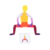 Maxbell Action Man Creative Versatile Wooden Figure for Kids Birthday Gift Preschool