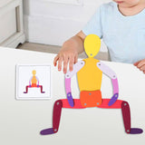 Maxbell Action Man Creative Versatile Wooden Figure for Kids Birthday Gift Preschool