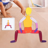 Maxbell Action Man Creative Versatile Wooden Figure for Kids Birthday Gift Preschool