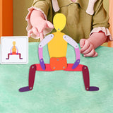 Maxbell Action Man Creative Versatile Wooden Figure for Kids Birthday Gift Preschool