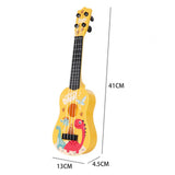 Maxbell Children Guitar Musical Toy Cartoon Animal Small Ukulele for Beginner Babies Yellow