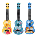 Maxbell Children Guitar Musical Toy Cartoon Animal Small Ukulele for Beginner Babies Yellow