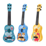 Maxbell Children Guitar Musical Toy Cartoon Animal Small Ukulele for Beginner Babies Yellow