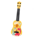 Maxbell Children Guitar Musical Toy Cartoon Animal Small Ukulele for Beginner Babies Yellow