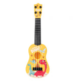 Maxbell Children Guitar Musical Toy Cartoon Animal Small Ukulele for Beginner Babies Yellow