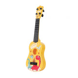Maxbell Children Guitar Musical Toy Cartoon Animal Small Ukulele for Beginner Babies Yellow