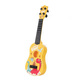 Maxbell Children Guitar Musical Toy Cartoon Animal Small Ukulele for Beginner Babies Yellow